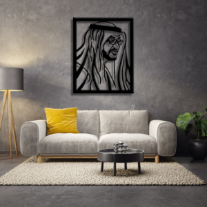 Sheikh Mohammed Bin Zayed Al Nahyan Wall Art.